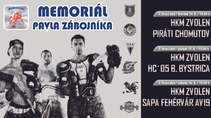 Od štvrtku na Memoriál Pavla Zábojníka